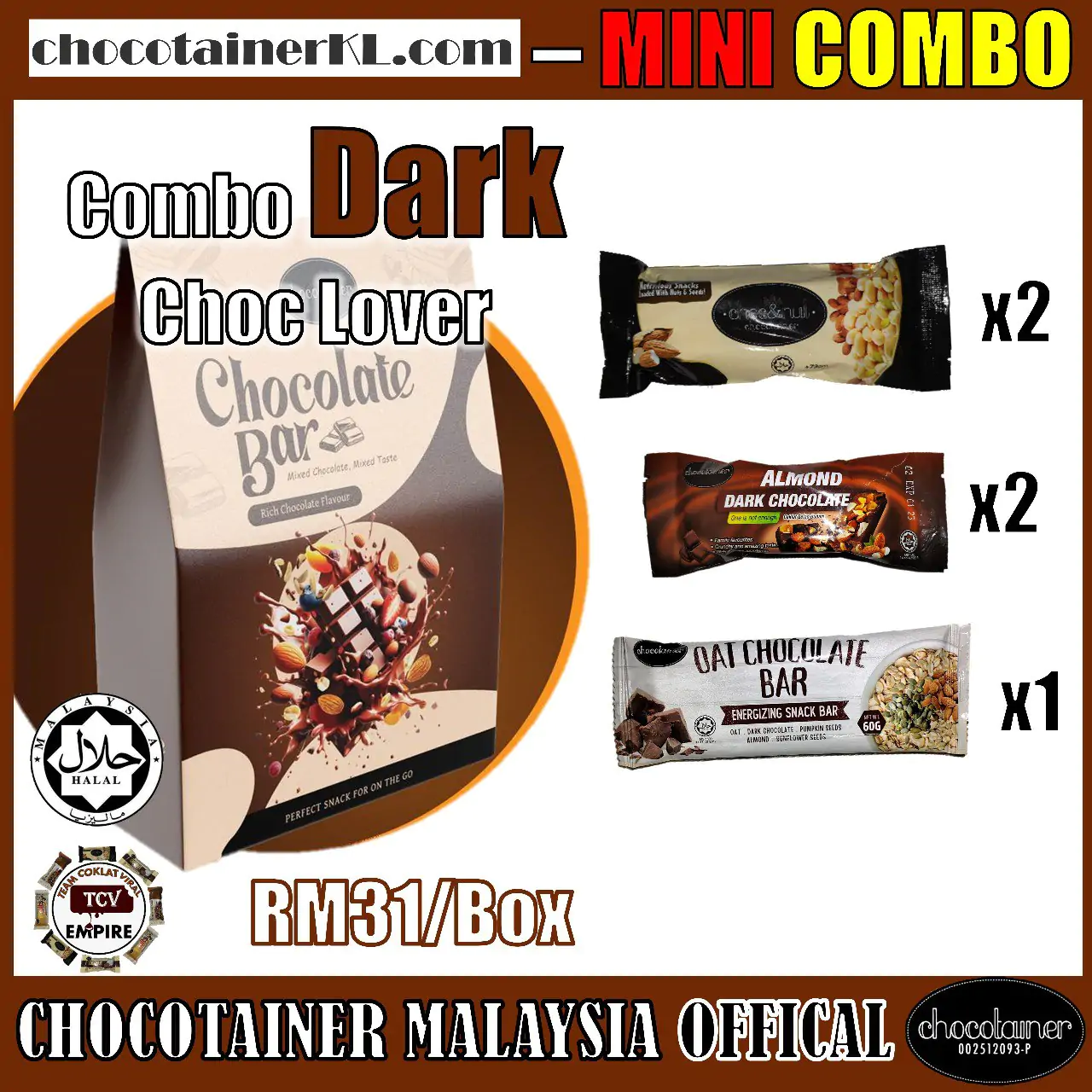 Combo Dark Chocolate